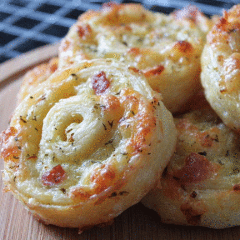 Freshly baked cheese and potato pinwheels