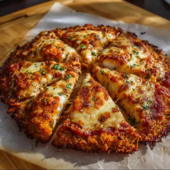 zero carb pizza crust chicken freshly baked keto meal
