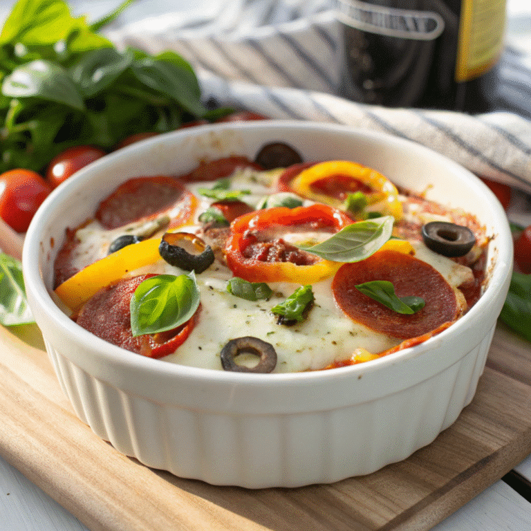 low-carb-crustless-pizza-bowl