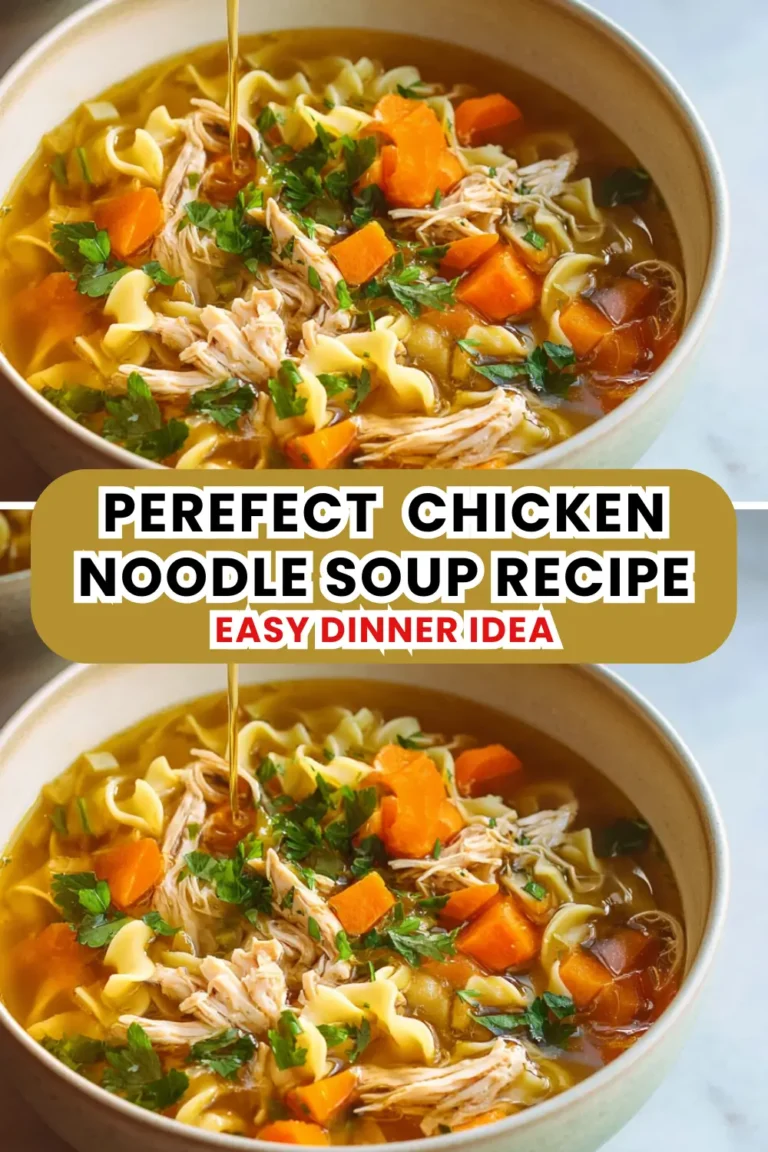 Easy Homemade Chicken Noodle Soup