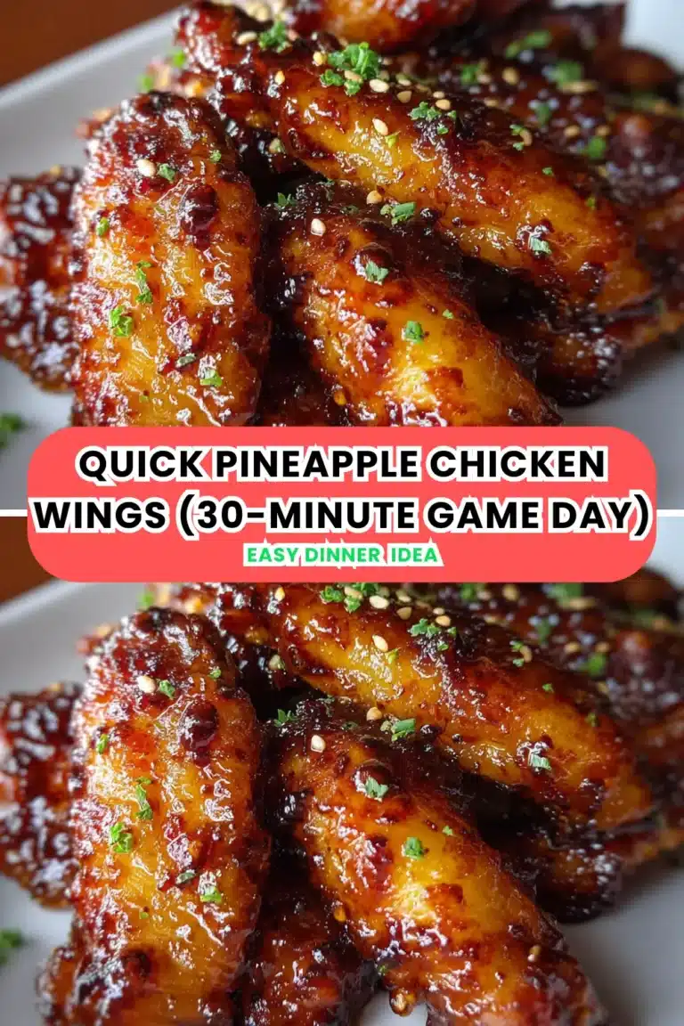 Brown Sugar Pineapple Wings The Ultimate Sweet & Savory Recipe