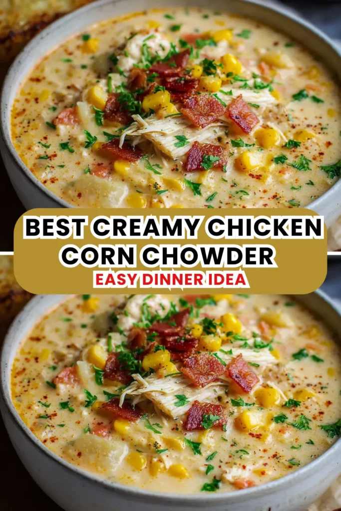 Creamy Chicken Corn Chowder