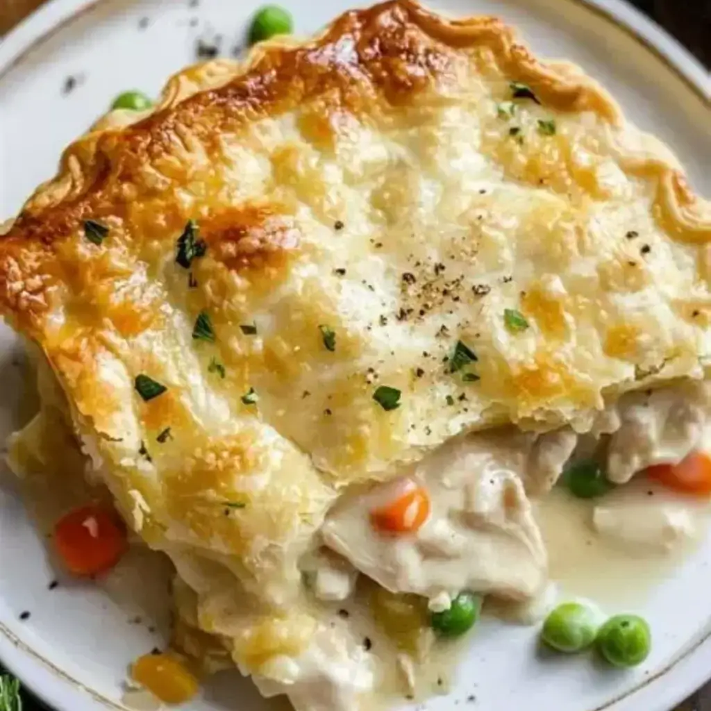 Chicken Pot Pie Bake Comfort Meal