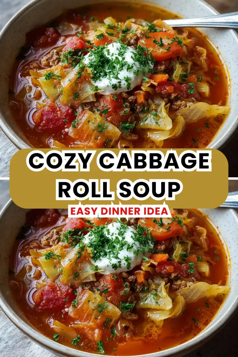 Cozy Cabbage Roll Soup