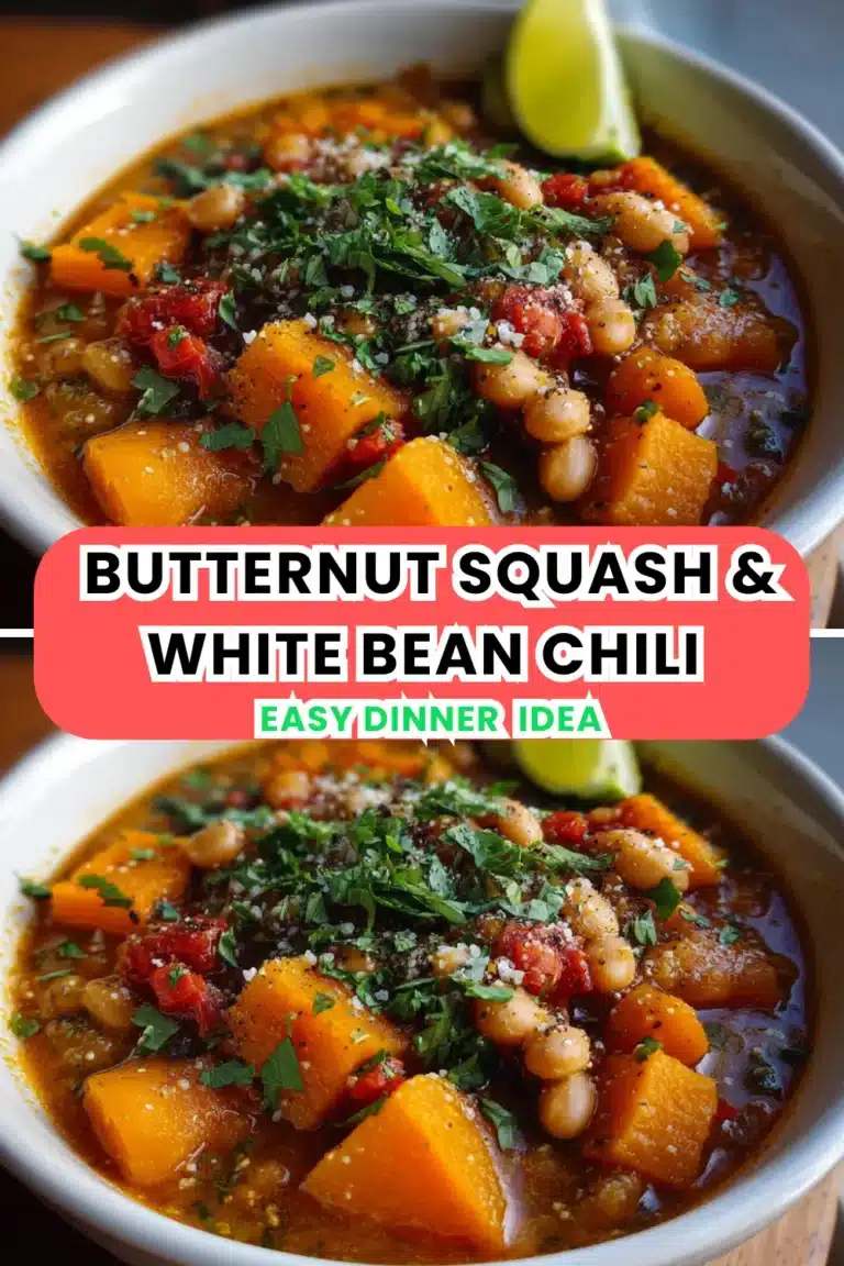 Butternut Squash & White Bean Chili