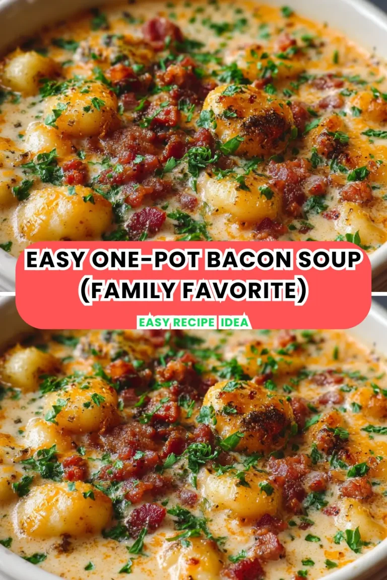 Easy One-Pot Bacon Soup (Family Favorite)