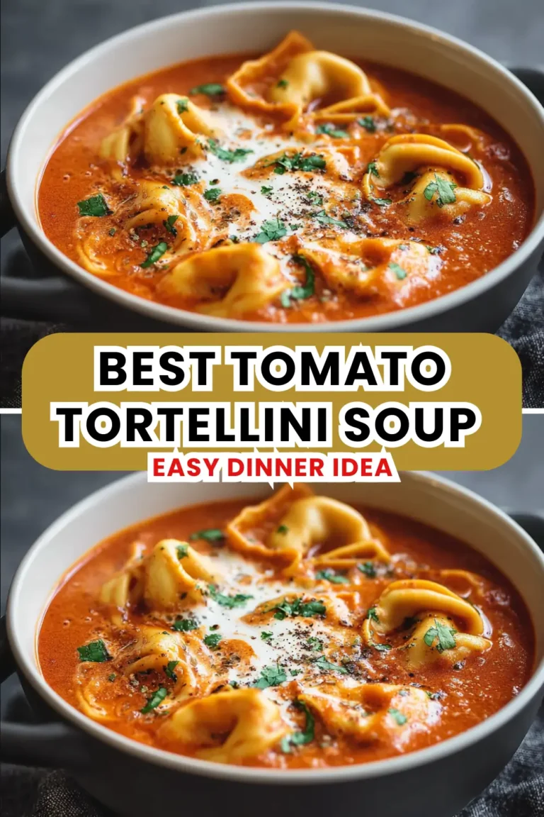 Creamy Tomato Tortellini Soup