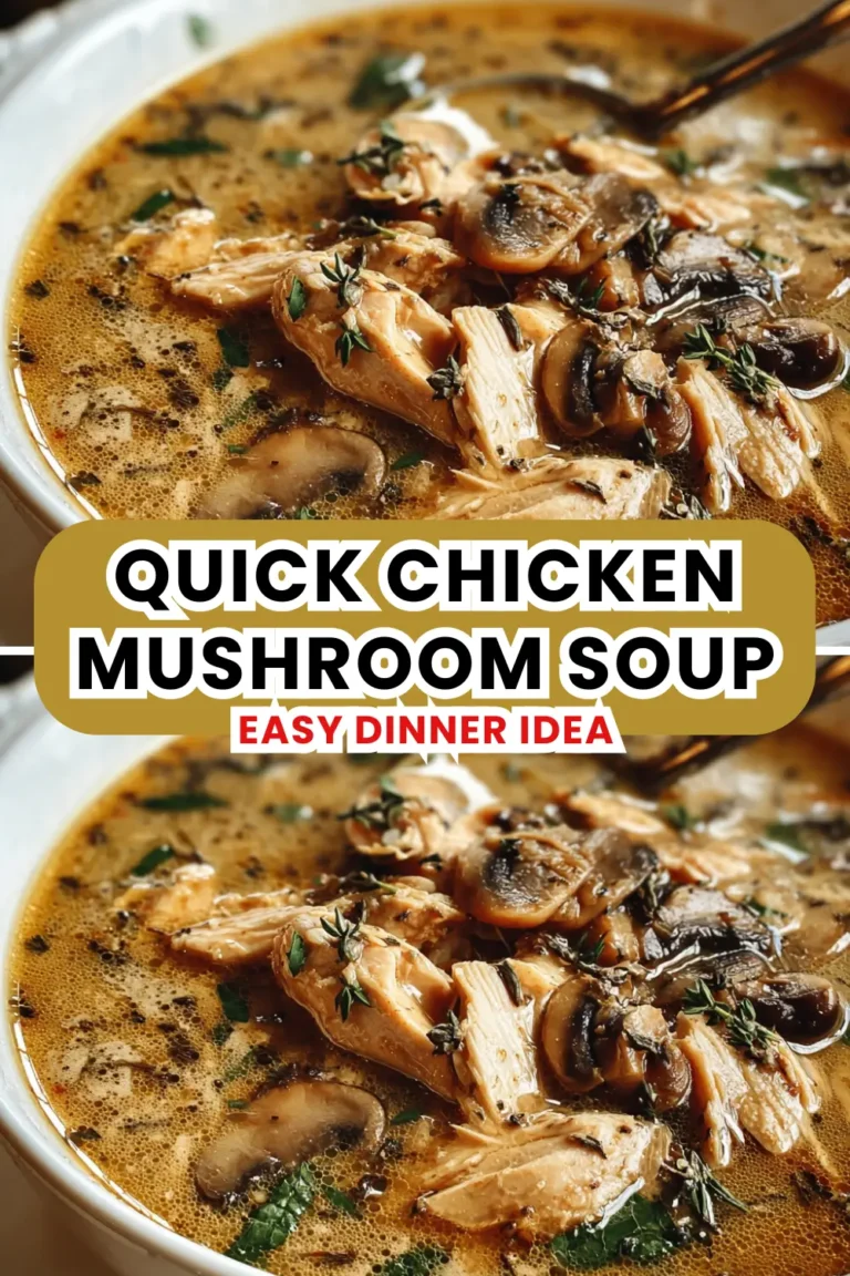 Chicken Mushroom Soup