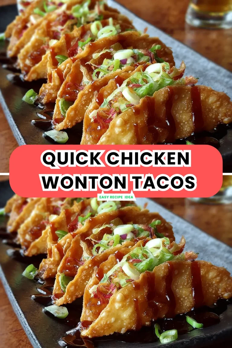 Chicken Wonton Tacos