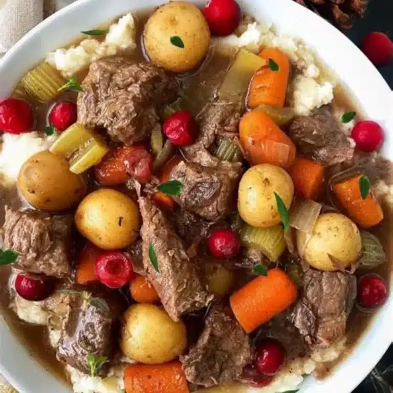 Slow Cooker Cranberry Beef Stew