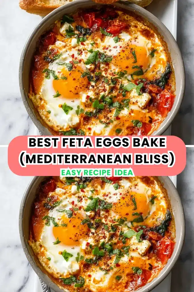 Best Feta Eggs Bake for Brunch – Ultimate Mediterranean Bliss Recipe