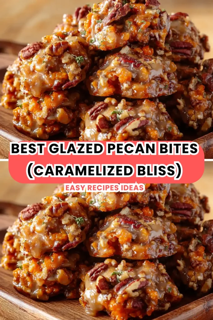 Best Glazed Pecan Bites (Caramelized Bliss)