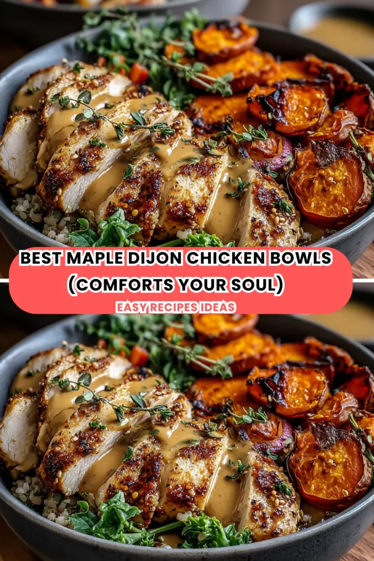 Best Maple Dijon Chicken Bowls (Comforts Your Soul)