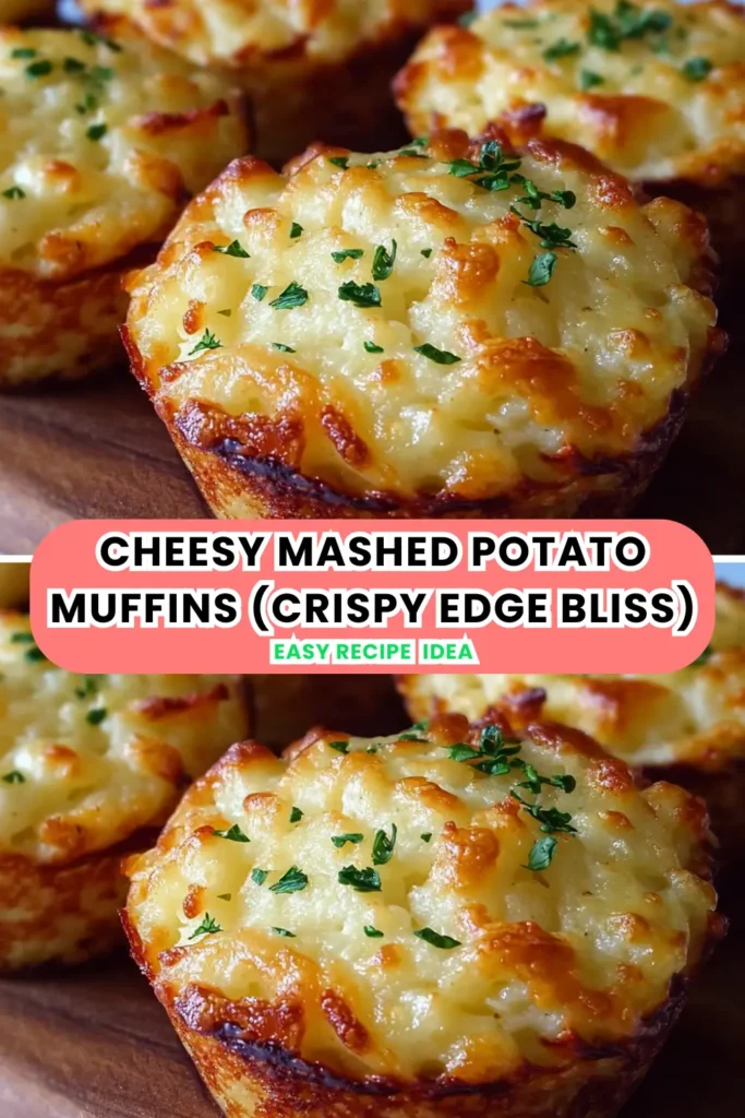 Cheesy Mashed Potato Muffins (Crispy Edge Bliss)