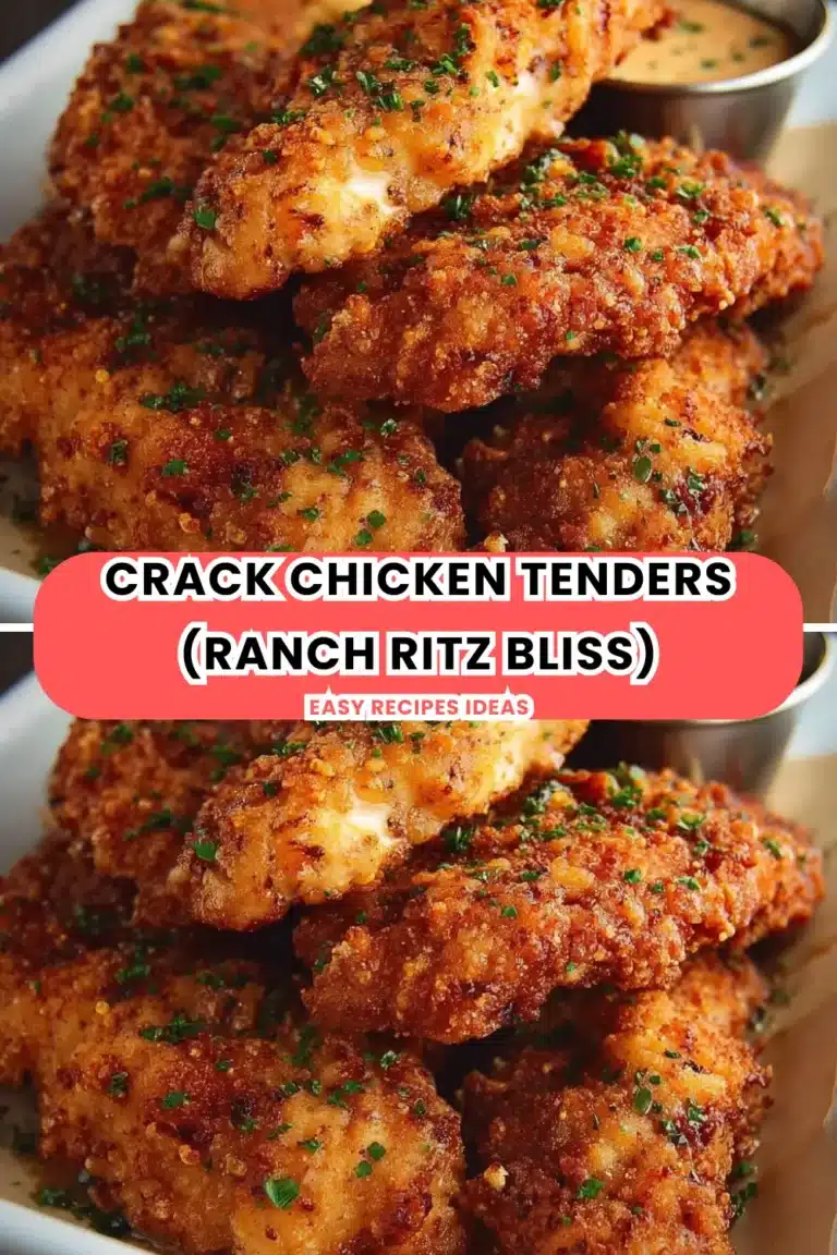 Crack Chicken Tenders (Ranch Ritz Bliss)