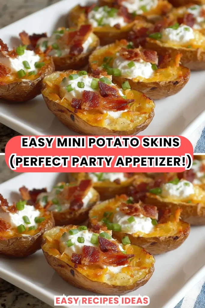 Easy Mini Potato Skins (Perfect Party Appetizer!)
