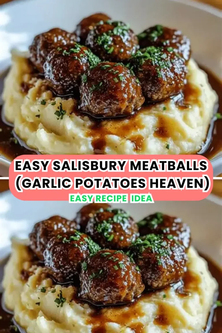 Easy Salisbury Meatballs (Garlic Potatoes Heaven)