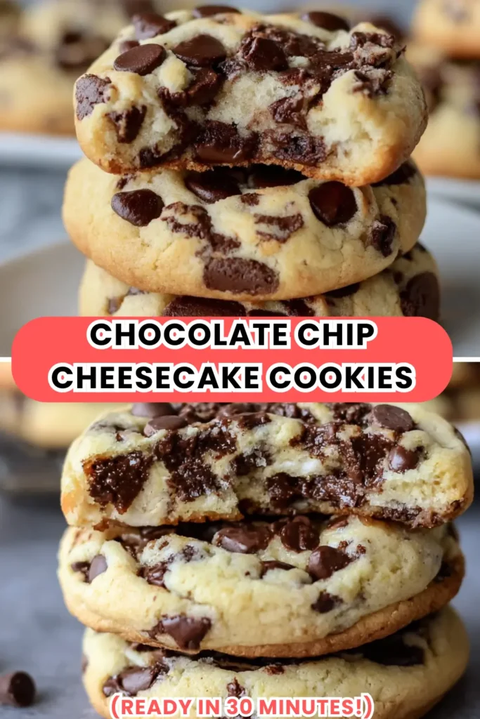 Chocolate Chip Cheesecake Cookies