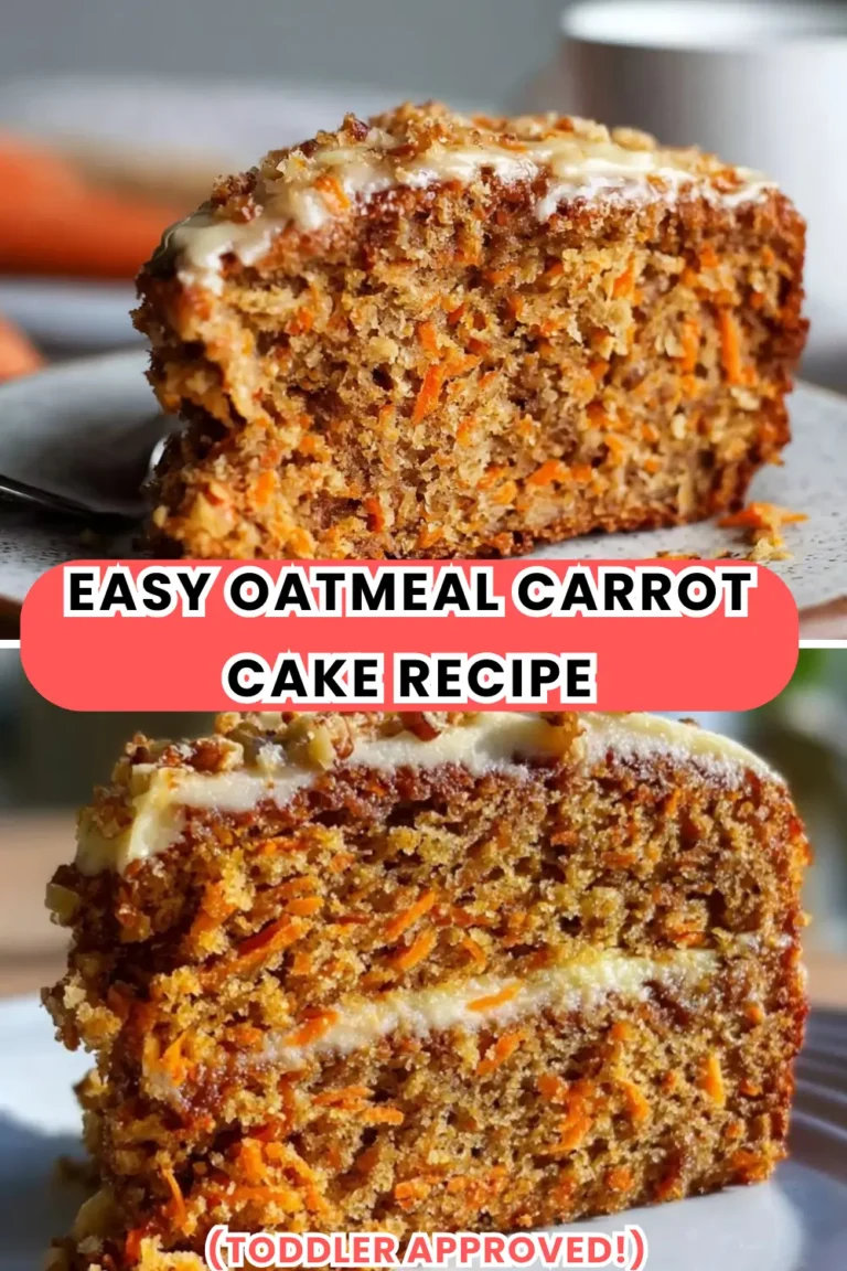 Oatmeal Carrot Cake Recipe