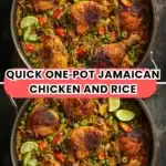 Quick One‑Pot Jamaican Chicken and Rice