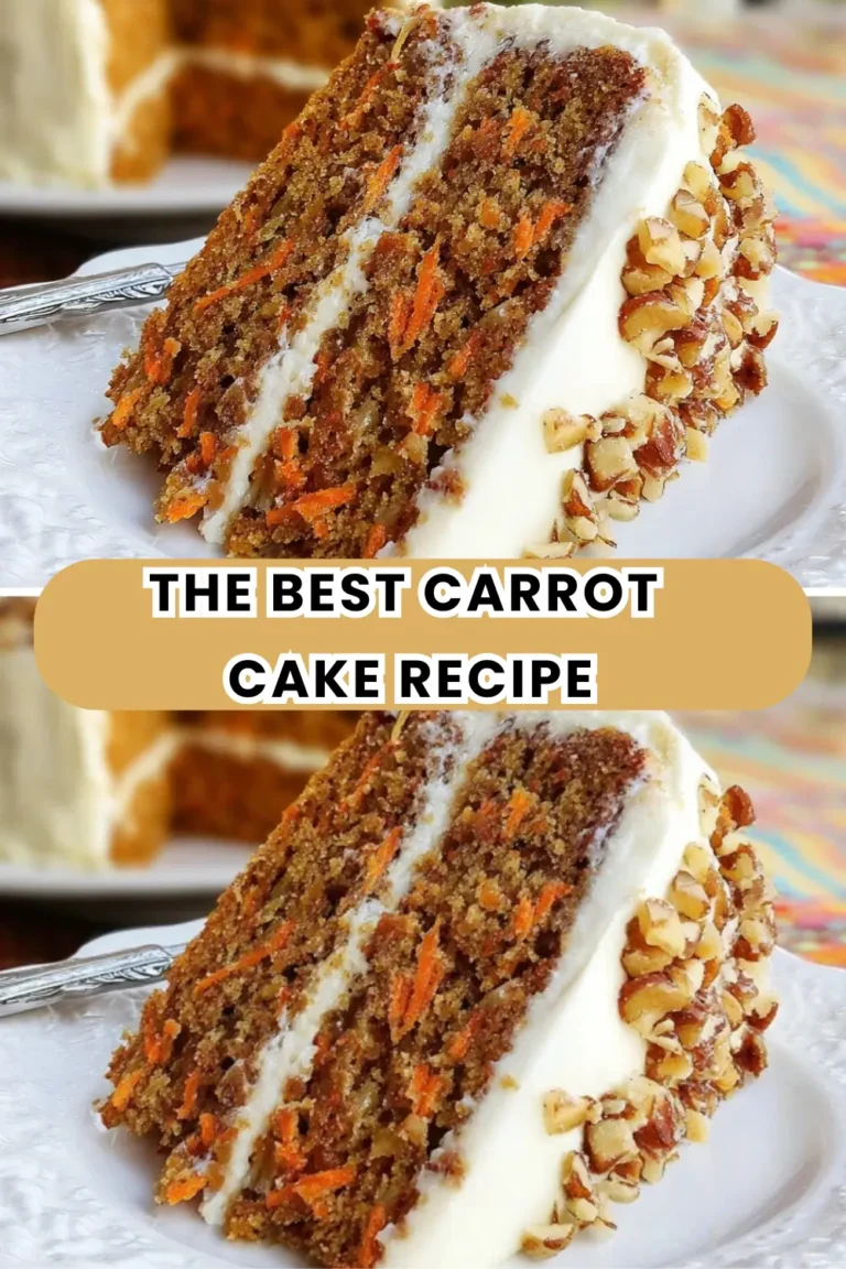The BEST Carrot Cake Recipe (Moist & Perfect!)