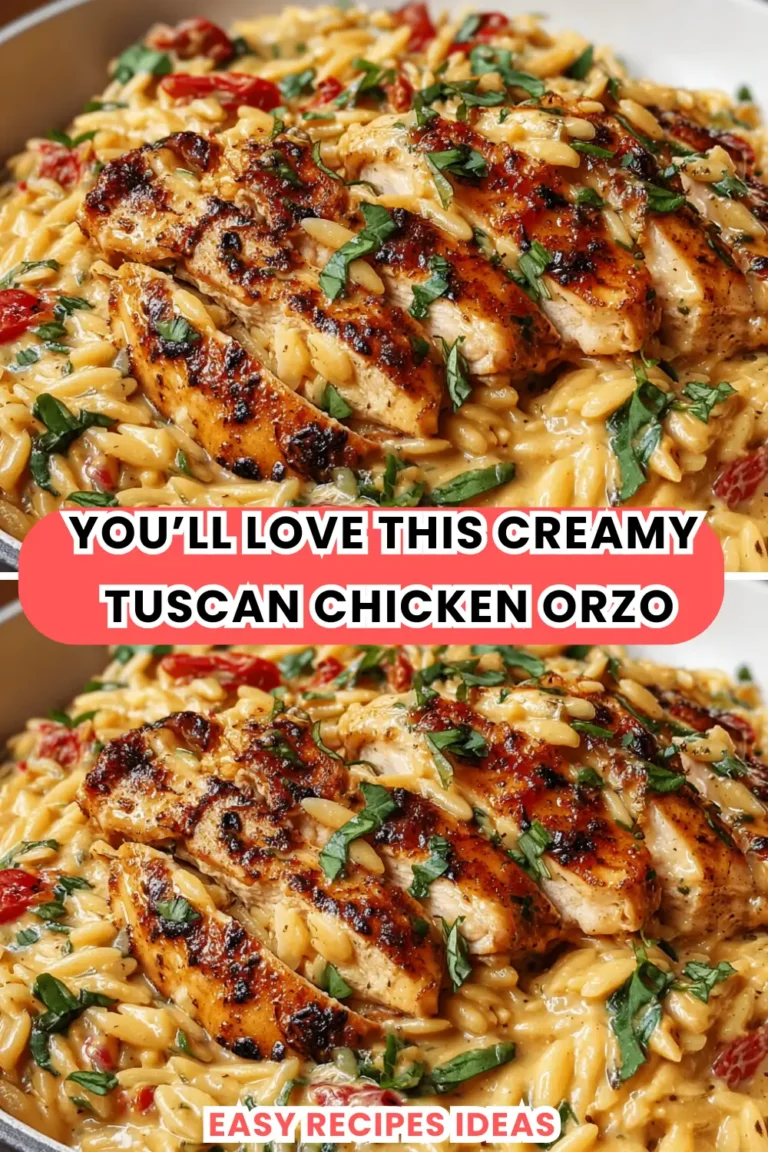 You’ll Love This Creamy Tuscan Chicken Orzo (So Creamy & Savory!)